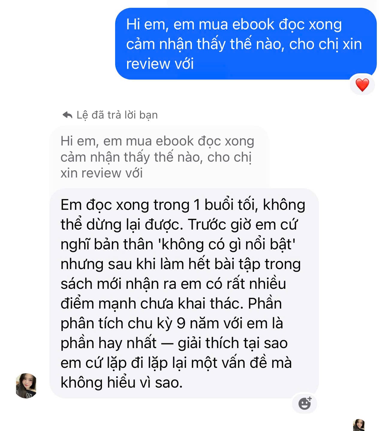 Feedback Đặng Mỹ Lệ